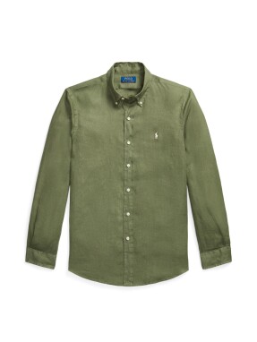 ΑΝΔΡΙΚΟ ΛΙΝΟ ΠΟΥΚΑΜΙΣΟ | Χακί L