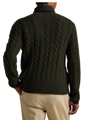 ΑΝΔΡΙΚΟ ΜΑΛΛΙΝΟ ΠΟΥΛΟΒΕΡ ΖΙΒΑΓΚΟ | Χακί M