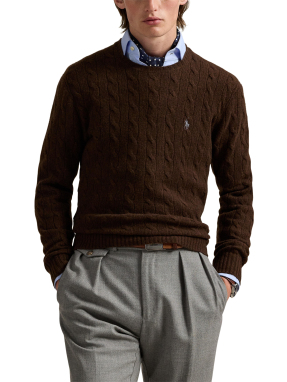 ΑΝΔΡΙΚΟ ΠΛΕΚΤΟ ΠΟΥΛΟΒΕΡ | Καφέ L