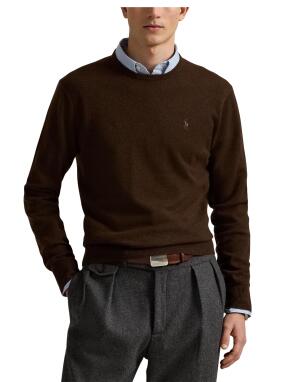 ΑΝΔΡΙΚΟ ΜΑΛΛΙΝΟ ΠΟΥΛΟΒΕΡ | Καφέ XXL