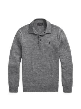 ΑΝΔΡΙΚΗ ΜΑΛΛΙΝΗ POLO ΜΠΛΟΥΖΑ | Γκρι M