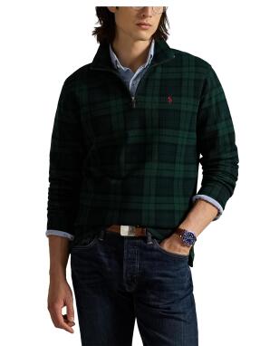 ΑΝΔΡΙΚΗ ΜΠΛΟΥΖΑ HALF-ZIP | Μαύρο M