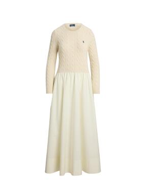 ΜΑΞΙ ΜΑΚΡΥΜΑΝΙΚΟ ΦΟΡΕΜΑ | Εκρού XS