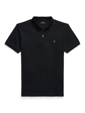 ΑΝΔΡΙΚΗ POLO ΜΠΛΟΥΖΑ HALF-ZIP | Μαύρο M