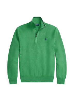 ΑΝΔΡΙΚΟ ΠΟΥΛΟΒΕΡ HALF-ZIP | Πράσινο M