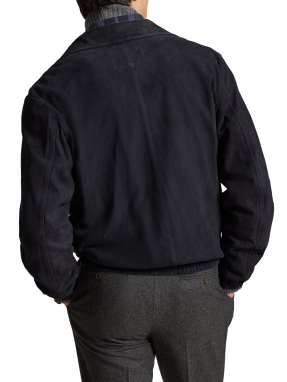 ΑΝΔΡΙΚΟ SUEDE JACKET | Μαύρο  M