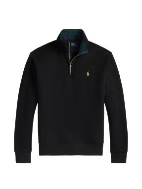 ΑΝΔΡΙΚΟ ΦΟΥΤΕΡ HALF-ZIP | Μαύρο L