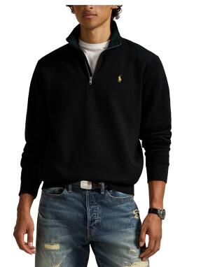 ΑΝΔΡΙΚΟ ΦΟΥΤΕΡ HALF-ZIP | Μαύρο L