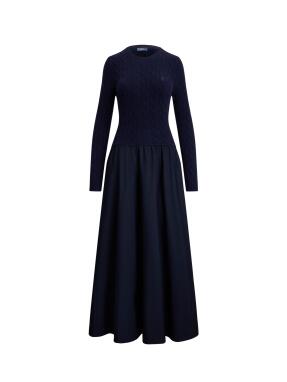 ΜΑΞΙ ΜΑΚΡΥΜΑΝΙΚΟ ΦΟΡΕΜΑ | Μπλε Σκούρο S