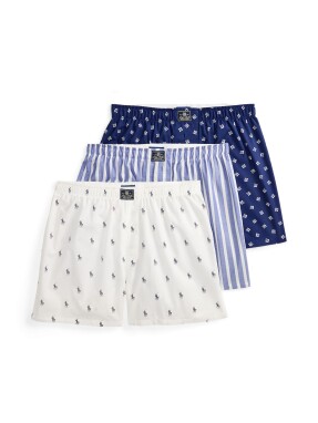 ΑΝΔΡΙΚΟ SHORTS ΠΙΤΖΑΜΑ ΣΕΤ 3 ΤΜΧ | Πολύχρωμο XXL