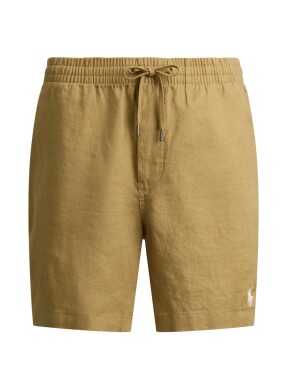 ΑΝΔΡΙΚΟ ΛΙΝΟ SHORTS | Καφέ Ανοιχτό XL