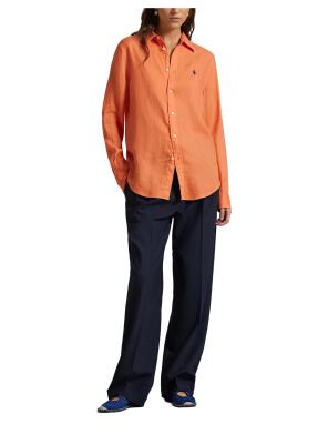 ΓΥΝΑΙΚΕΙΟ ΛΙΝΟ ΠΟΥΚΑΜΙΣΟ | Πορτοκαλί XS