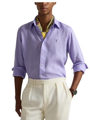 ΑΝΔΡΙΚΟ ΛΙΝΟ ΠΟΥΚΑΜΙΣΟ | Μπλε S