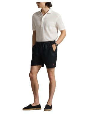 ΑΝΔΡΙΚΟ ΛΙΝΟ SHORTS | Μαύρο L
