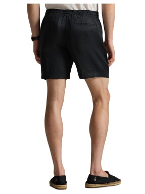 ΑΝΔΡΙΚΟ ΛΙΝΟ SHORTS | Μαύρο L