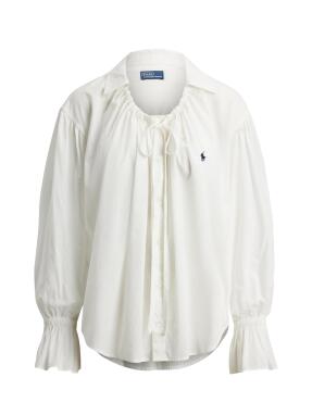 ΓΥΝΑΙΚΕΙΑ ΜΑΚΡΥΜΑΝΙΚΗ ΜΠΛΟΥΖΑ | Λευκό XS