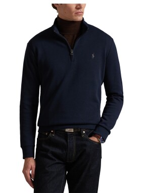 ΑΝΔΡΙΚΟ ΠΟΥΛΟΒΕΡ HALF-ZIP | Μπλε Σκούρο XL