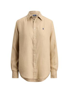 ΓΥΝΑΙΚΕΙΟ ΛΙΝΟ ΠΟΥΚΑΜΙΣΟ | Μπεζ L