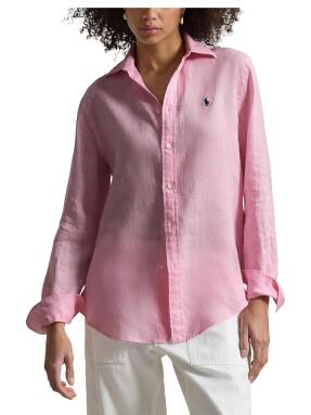 ΓΥΝΑΙΚΕΙΟ ΛΙΝΟ ΠΟΥΚΑΜΙΣΟ | Ροζ XS