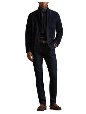 ΑΝΔΡΙΚΟ SUEDE ΣΑΚΑΚΙ | Μπλε Σκούρο XL