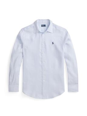 ΓΥΝΑΙΚΕΙΟ ΛΙΝΟ ΠΟΥΚΑΜΙΣΟ | Γαλάζιο XS