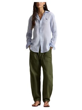 ΓΥΝΑΙΚΕΙΟ ΛΙΝΟ ΠΟΥΚΑΜΙΣΟ | Γαλάζιο XL