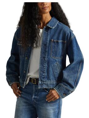 ΓΥΝΑΙΚΕΙΟ DENIM JACKET | Μπλε Σκούρο S