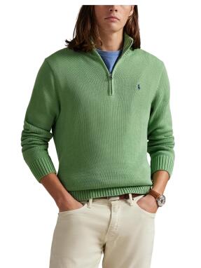 ΑΝΔΡΙΚΟ ΠΟΥΛΟΒΕΡ HALF-ZIP | Πράσινο L