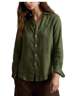 ΓΥΝΑΙΚΕΙΟ ΛΙΝΟ ΠΟΥΚΑΜΙΣΟ | Χακί XS