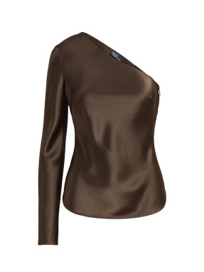 ΓΥΝΑΙΚΕΙΑ ΜΠΛΟΥΖΑ ΜΕ ΈΝΑΝ ΩΜΟ | Καφέ US 8