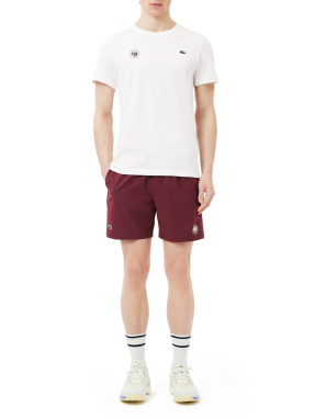 UNISEX T-SHIRT LACOSTE X ROLAND - GARROS | Λευκό XL