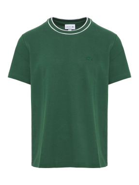 ΑΝΔΡΙΚΟ T-SHIRT STRETCH PIQUE STRIPE | Πράσινο M