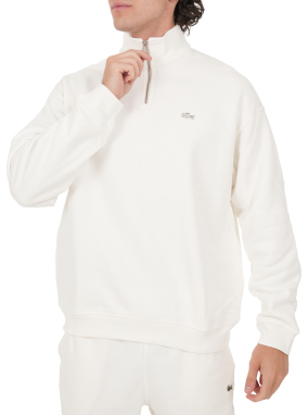 ΑΝΔΡΙΚΟ ΦΟΥΤΕΡ FLEECE HALF-ZIP | Λευκό L70V XS