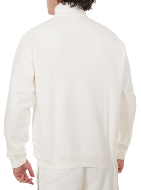 ΑΝΔΡΙΚΟ ΦΟΥΤΕΡ FLEECE HALF-ZIP | Λευκό L70V XS