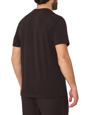 ΑΝΔΡΙΚΟ T-SHIRT STRETCH PIQUE STRIPE | Καφέ Σκούρο XL