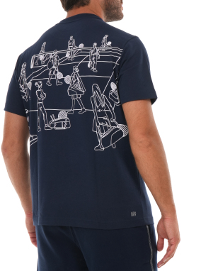ΑΝΔΡΙΚΟ T-SHIRT | Μπλε Σκούρο L166 XL