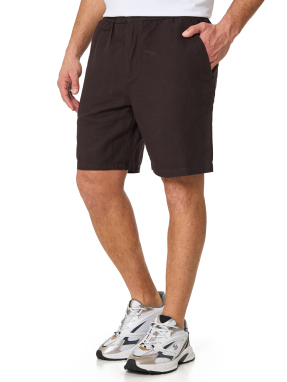 ΑΝΔΡΙΚΟ ΛΙΝΟ SHORTS | Καφέ Σκούρο XL