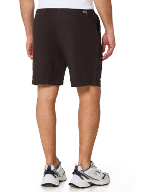 ΑΝΔΡΙΚΟ ΛΙΝΟ SHORTS | Καφέ Σκούρο XL