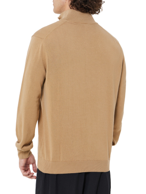 ΑΝΔΡΙΚΟ ΠΟΥΛΟΒΕΡ HALF-ZIP | Καφέ LSIX XXL