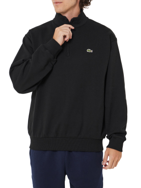 ΑΝΔΡΙΚΟ FLEECE ΦΟΥΤΕΡ HALF-ZIP | Μαύρο L031 XXL