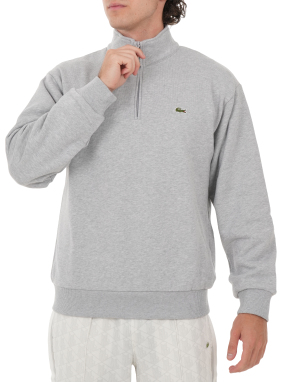 ΑΝΔΡΙΚΟ ΦΟΥΤΕΡ HALF-ZIP | Γκρι Ανοιχτό LCCA XL