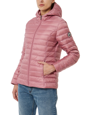 ΓΥΝΑΙΚΕΙΟ ΚΑΠΙΤΟΝΕ ΜΠΟΥΦΑΝ ΜΕ  ΚΟΥΚΟΥΛΑ | Ροζ XL