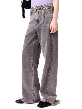 ΓΥΝΑΙΚΕΙΟ DENIM ΠΑΝΤΕΛΟΝΙ | Γκρι 0505 FR 36