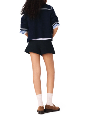 ΓΥΝΑΙΚΕΙΟ TWEED SHORTS | Μπλε Σκούρο FR 38