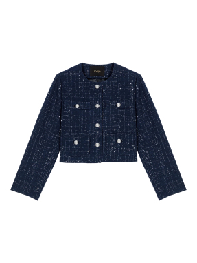 ΓΥΝΑΙΚΕΙΟ CROP ΣΑΚΑΚΙ | Μπλε Σκούρο FR 38