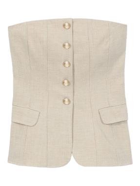 ΓΥΝΑΙΚΕΙΟ ΣΤΡΑΠΛΕΣ ΤΟΠ | Μπεζ FR 38