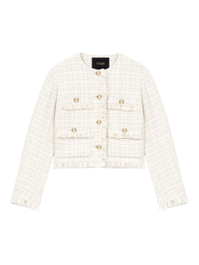 ΓΥΝΑΙΚΕΙΟ CROP ΣΑΚΑΚΙ | Εκρού FR 40