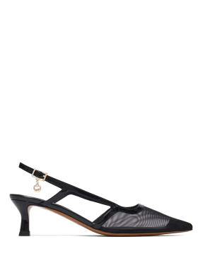 ΓΥΝΑΙΚΕΙΕΣ ΔΕΡΜΑΤΙΝΕΣ ΓΟΒΕΣ SLINGBACK | Μαύρο 2517  39