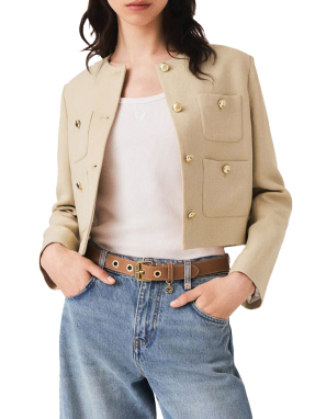 ΓΥΝΑΙΚΕΙΟ JACKET | Μπεζ 0130 FR 38