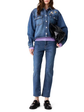 ΓΥΝΑΙΚΕΙΟ DENIM ΠΟΥΚΑΜΙΣΟ | Μπλε 0201 M